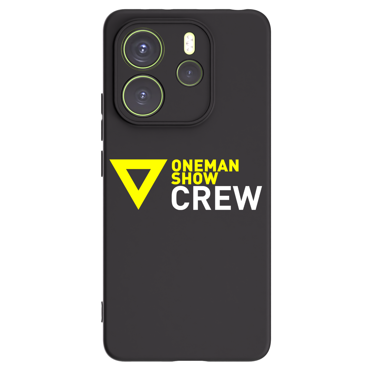 Picasee silikonový černý obal pro Xiaomi Redmi Note 14 4G - ONEMANSHOW CREW