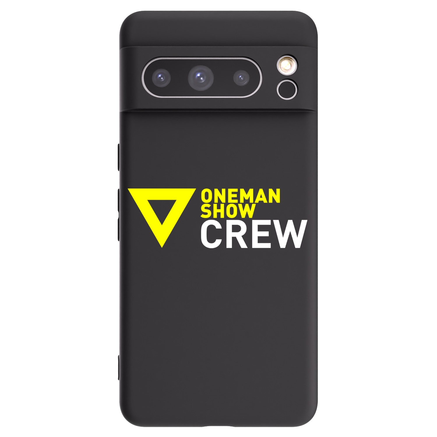 Picasee silikonový černý obal pro Google Pixel 8 Pro - ONEMANSHOW CREW