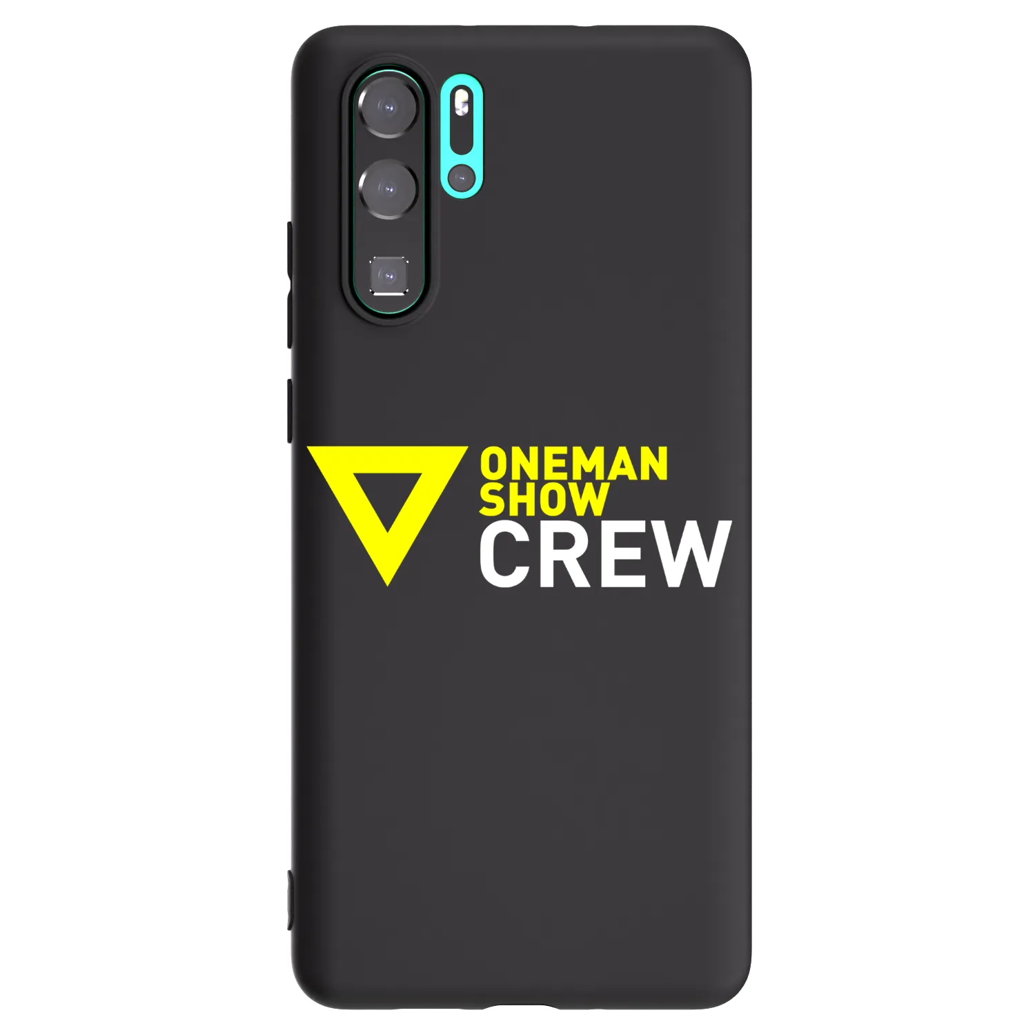 Picasee silikonový černý obal pro Huawei P30 Pro - ONEMANSHOW CREW