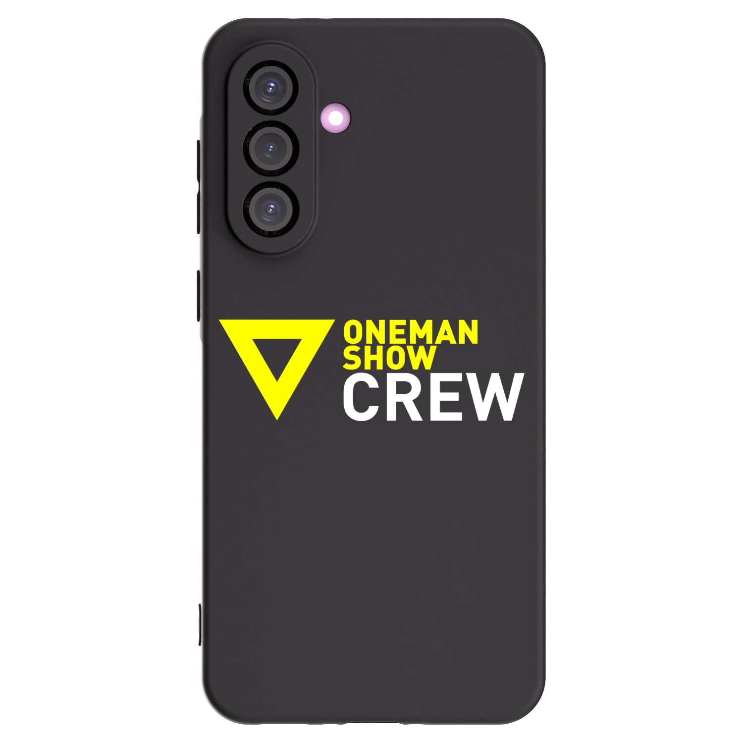 Picasee silikonový černý obal pro Samsung Galaxy A36 5G - ONEMANSHOW CREW