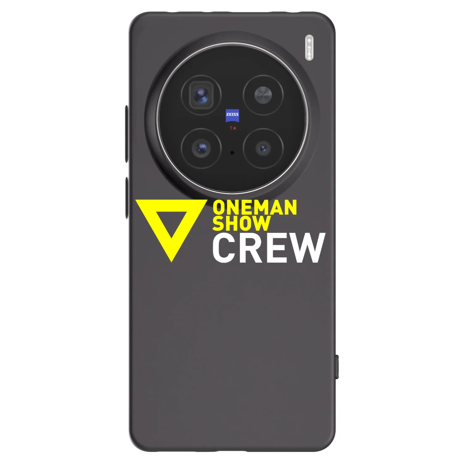 Picasee silikonový černý obal pro Vivo X200 Pro - ONEMANSHOW CREW