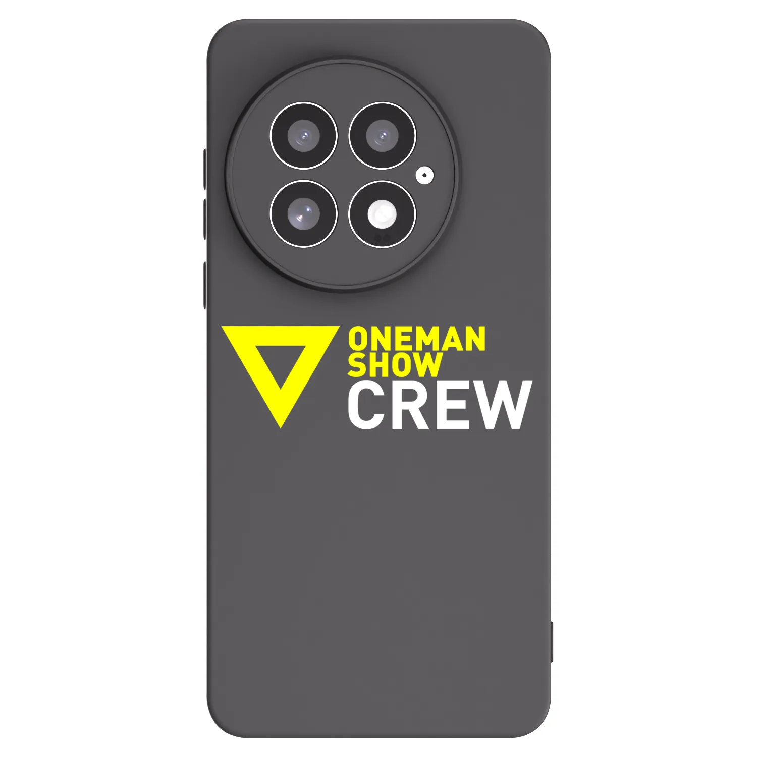 Picasee silikonový černý obal pro OnePlus 13 5G - ONEMANSHOW CREW