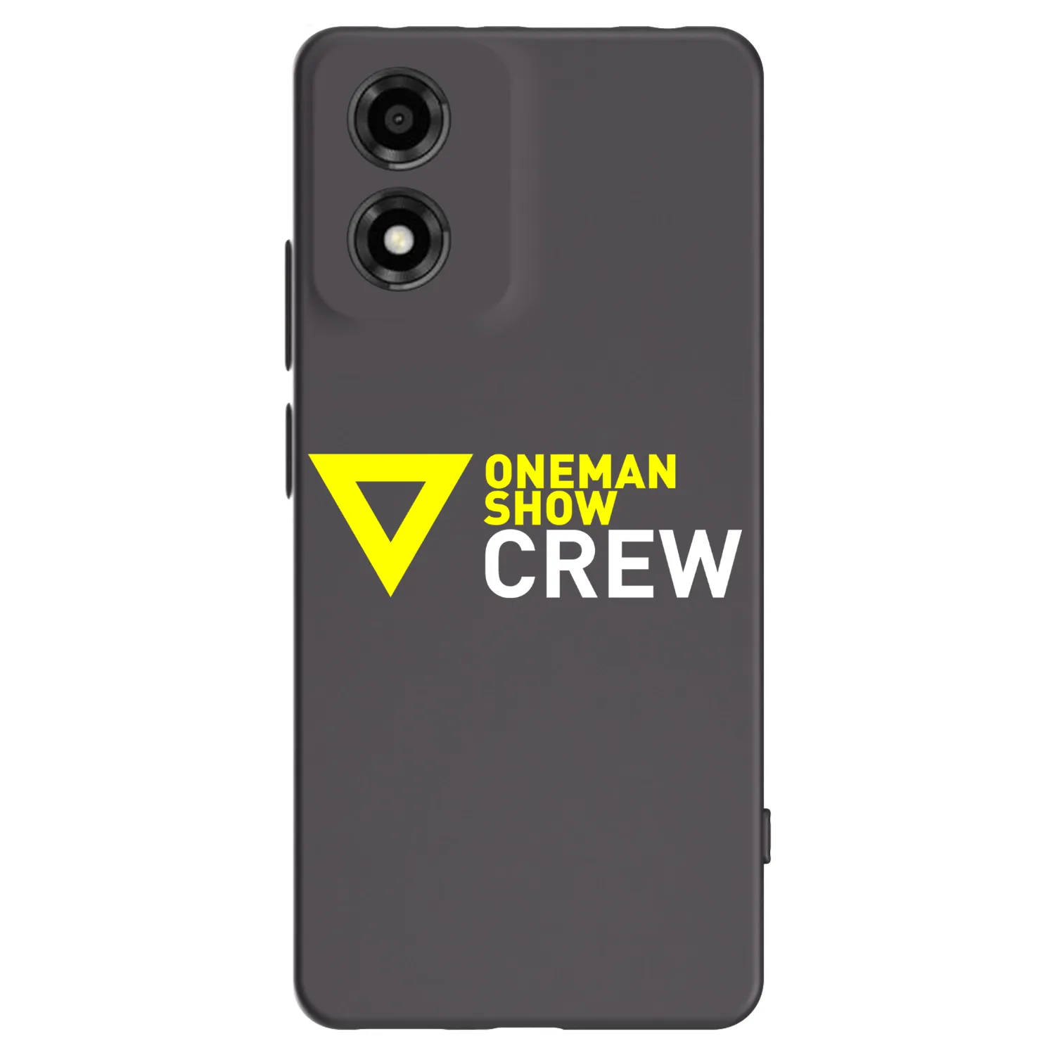 Picasee silikonový černý obal pro Motorola Moto E14 - ONEMANSHOW CREW