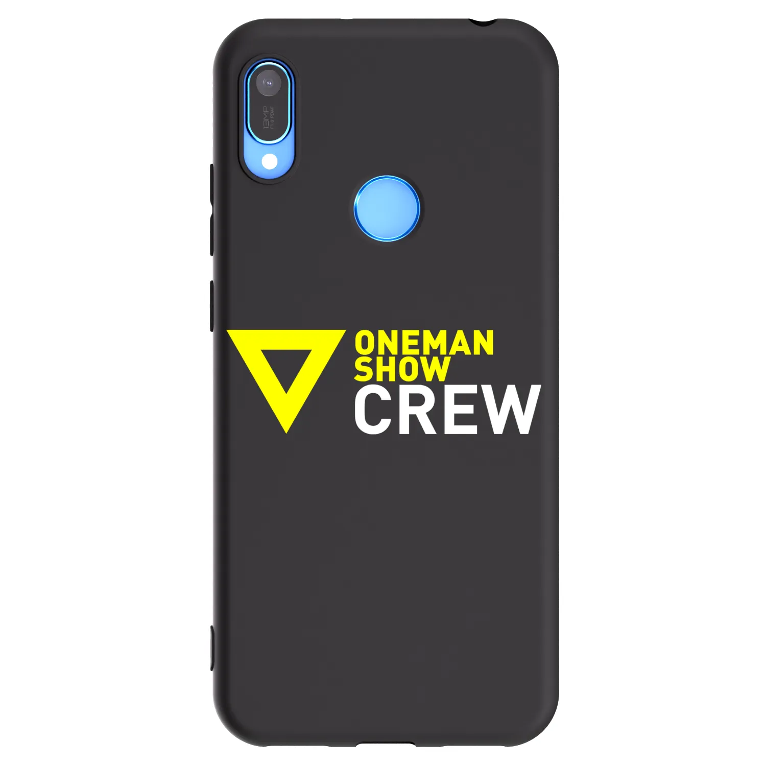 Picasee silikonový černý obal pro Huawei Y6 2019 - ONEMANSHOW CREW