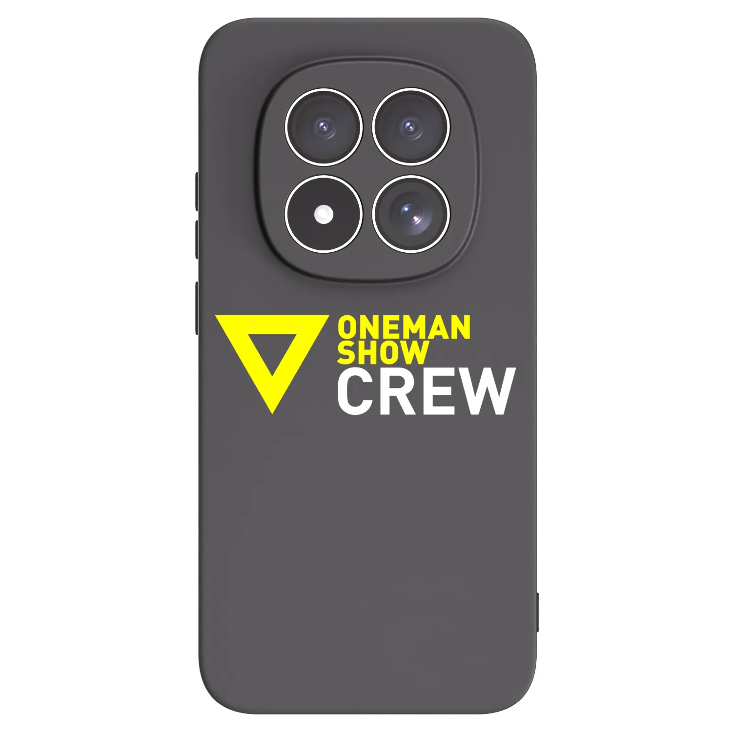 Picasee silikonový černý obal pro Xiaomi Redmi Note 15 Pro 4G - ONEMANSHOW CREW