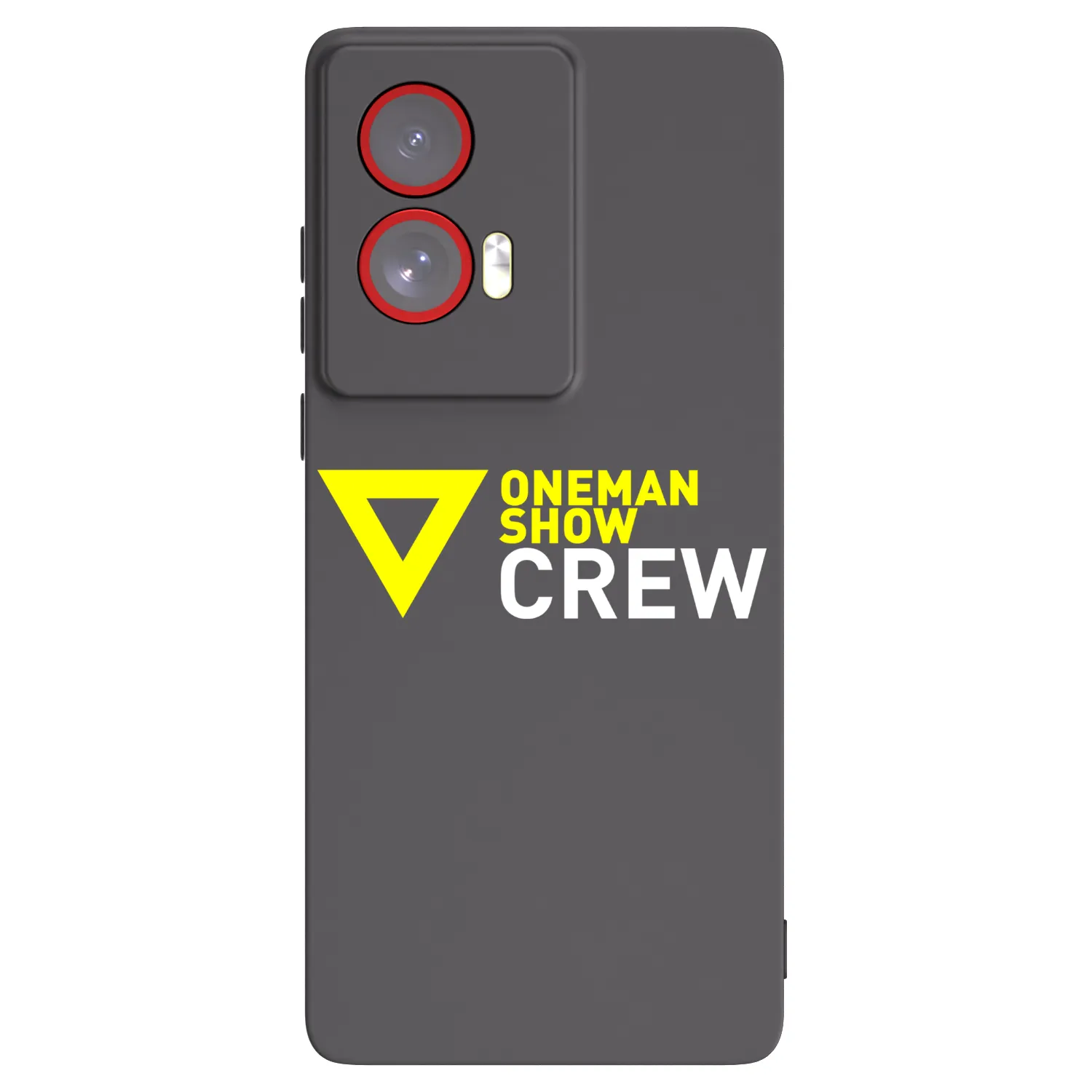 Picasee silikonový černý obal pro Motorola Edge 50 Fusion - ONEMANSHOW CREW