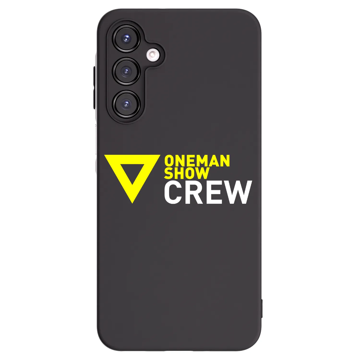 Picasee silikonový černý obal pro Samsung Galaxy A16 4G - ONEMANSHOW CREW