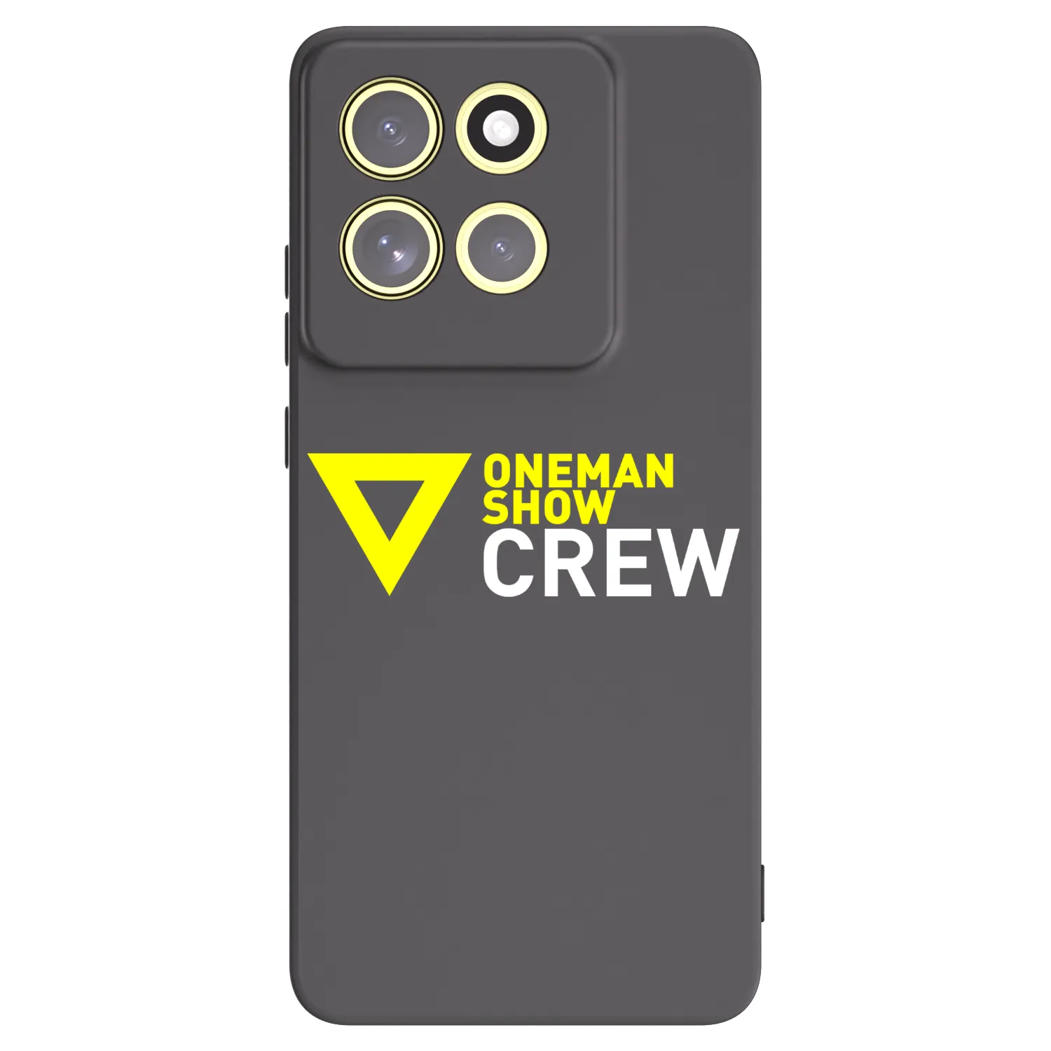 Picasee silikonový černý obal pro Motorola Moto G86 Power 5G - ONEMANSHOW CREW