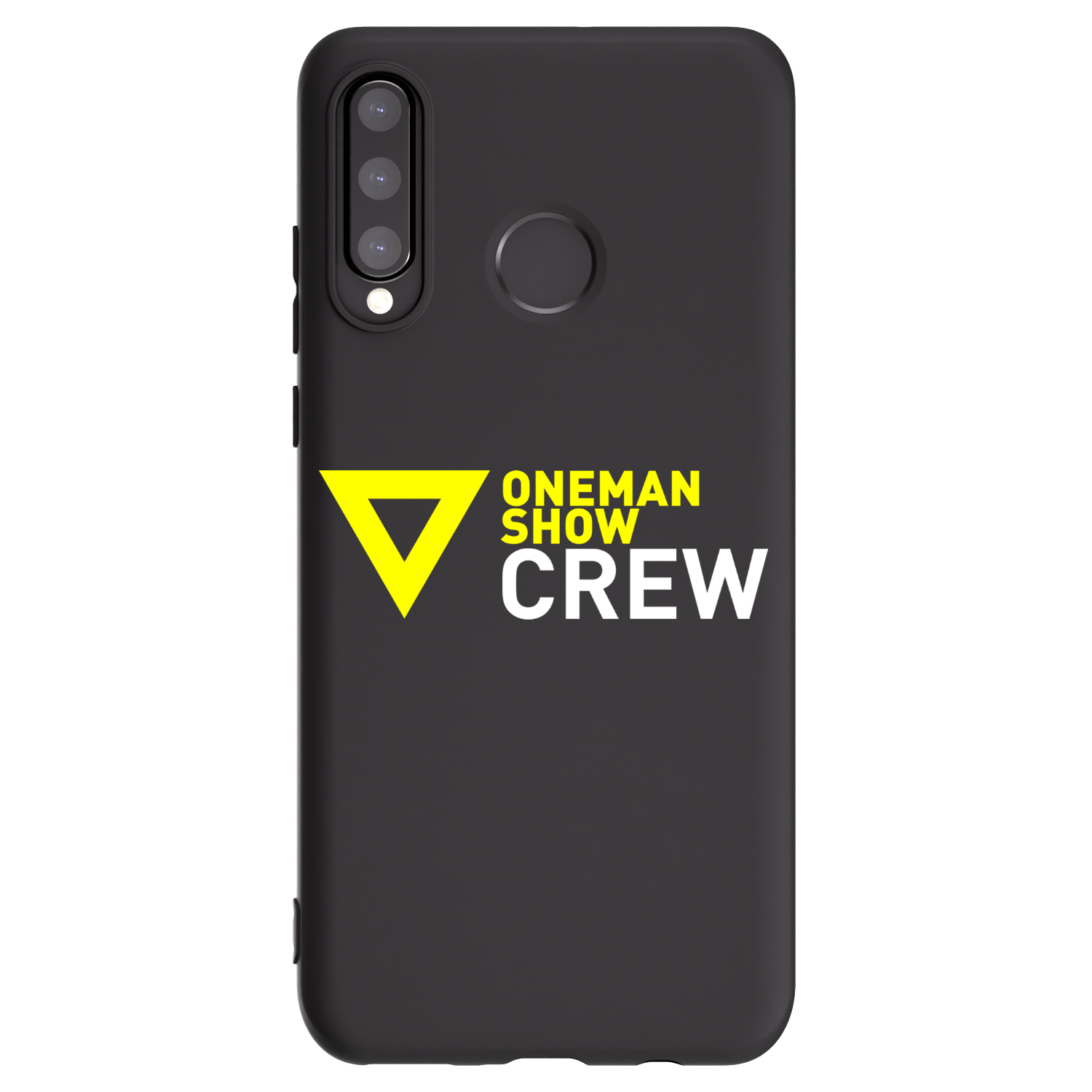 Picasee silikonový černý obal pro Huawei P30 Lite - ONEMANSHOW CREW