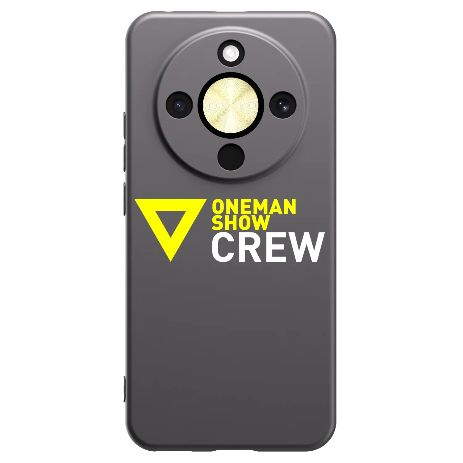 Picasee silikonový černý obal pro Honor Magic8 Lite 5G - ONEMANSHOW CREW