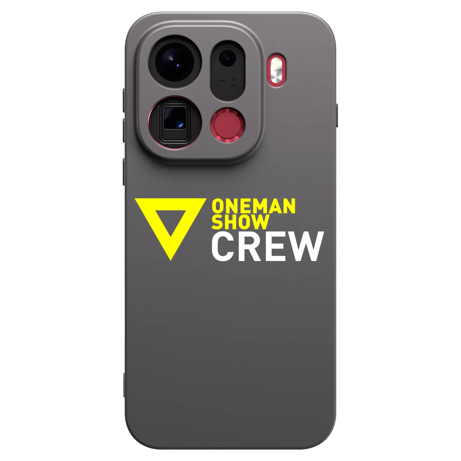 Picasee silikonový černý obal pro OPPO Find X9 Pro - ONEMANSHOW CREW