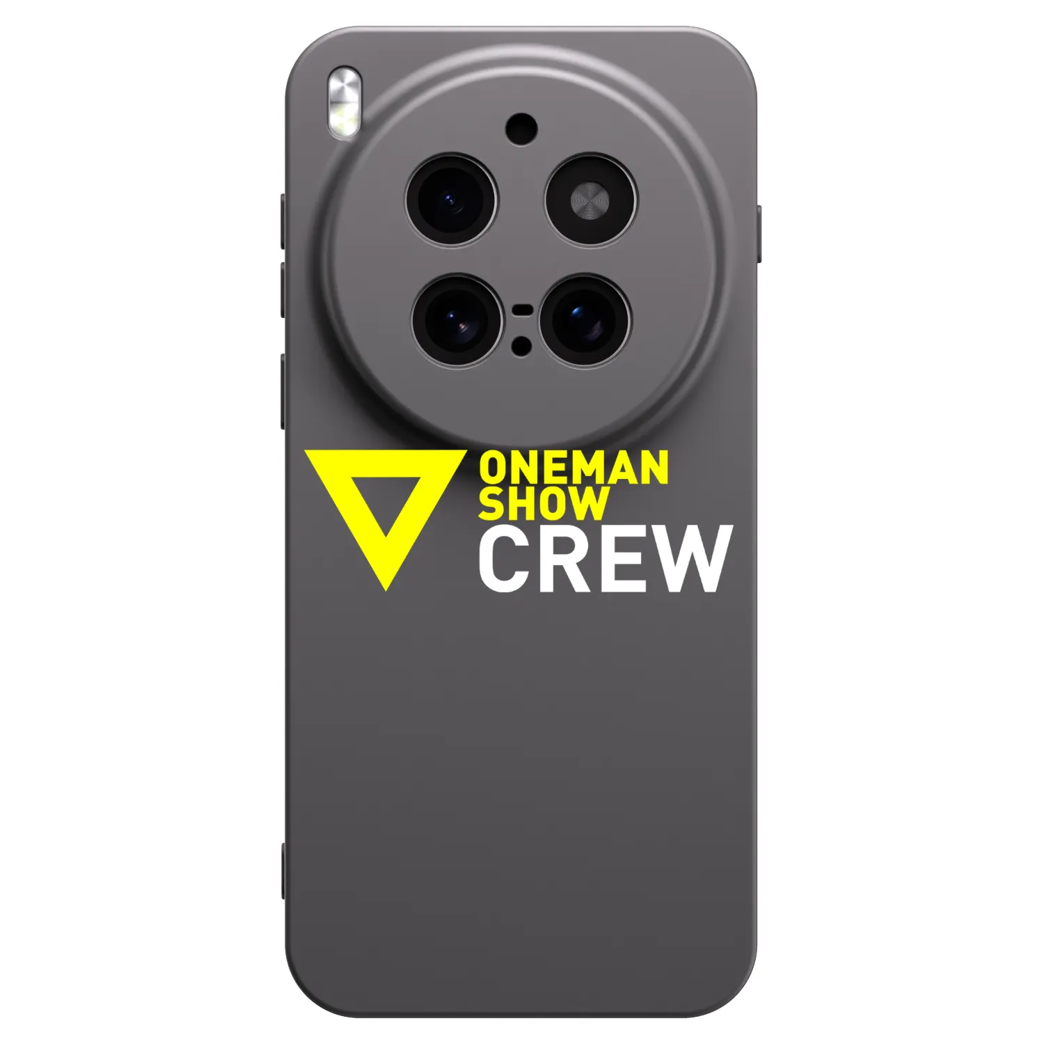 Picasee silikonový černý obal pro Vivo X300 Pro - ONEMANSHOW CREW