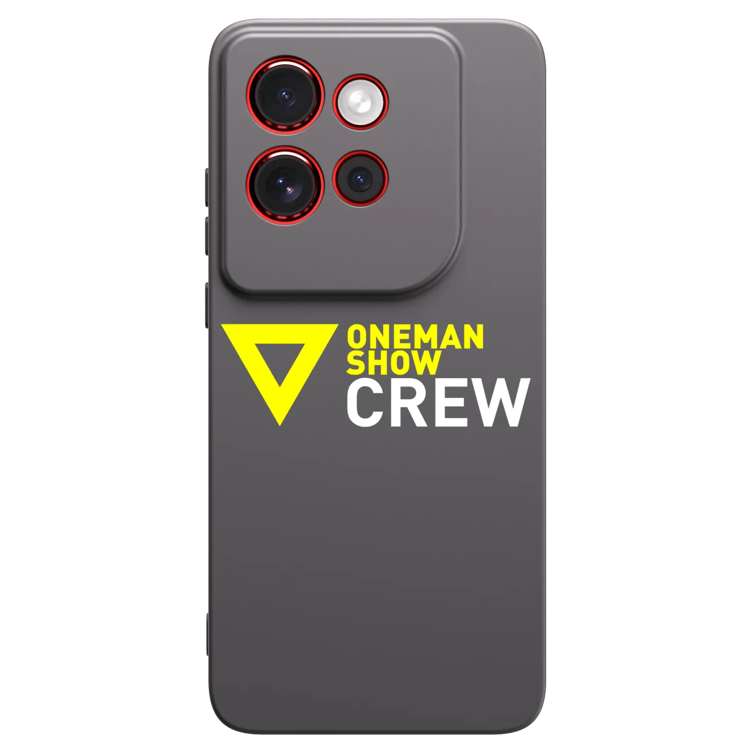 Picasee silikonový černý obal pro Motorola Edge 60 Neo 5G - ONEMANSHOW CREW