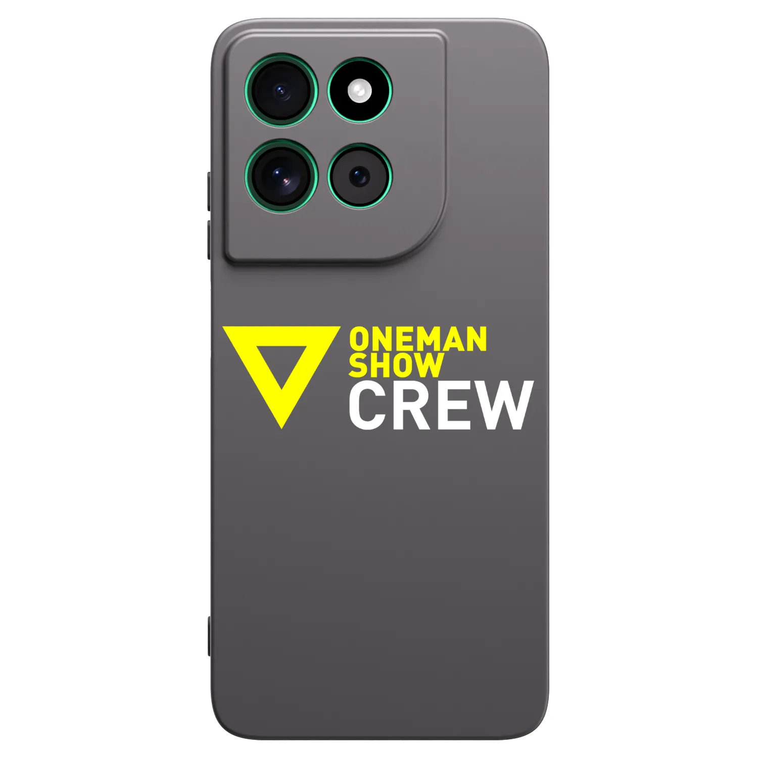 Picasee silikonový černý obal pro Motorola Moto G57 Power - ONEMANSHOW CREW