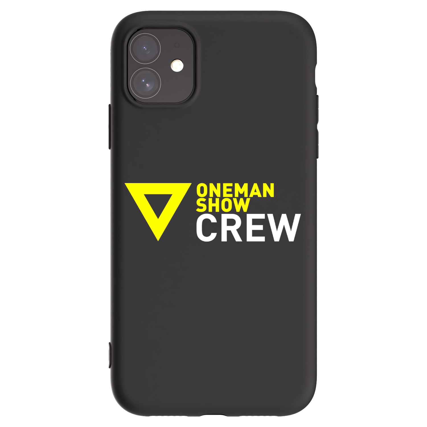 Picasee silikonový černý obal pro Apple iPhone 11 - ONEMANSHOW CREW