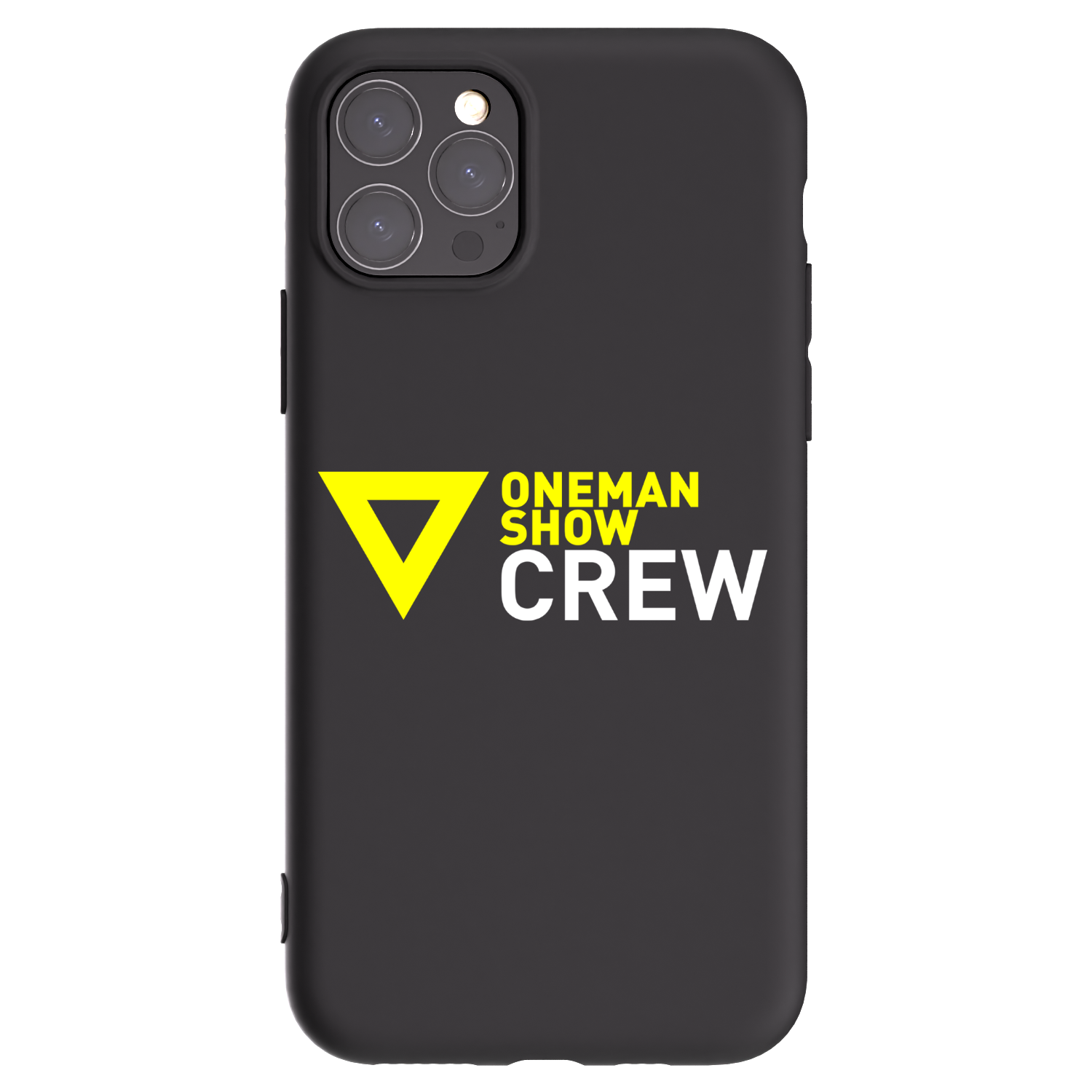 Picasee silikonový černý obal pro Apple iPhone 11 Pro - ONEMANSHOW CREW