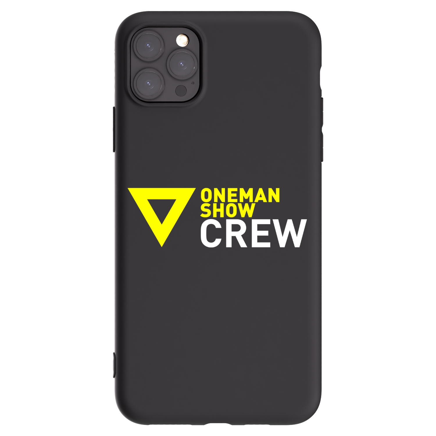 Picasee silikonový černý obal pro Apple iPhone 11 Pro Max - ONEMANSHOW CREW
