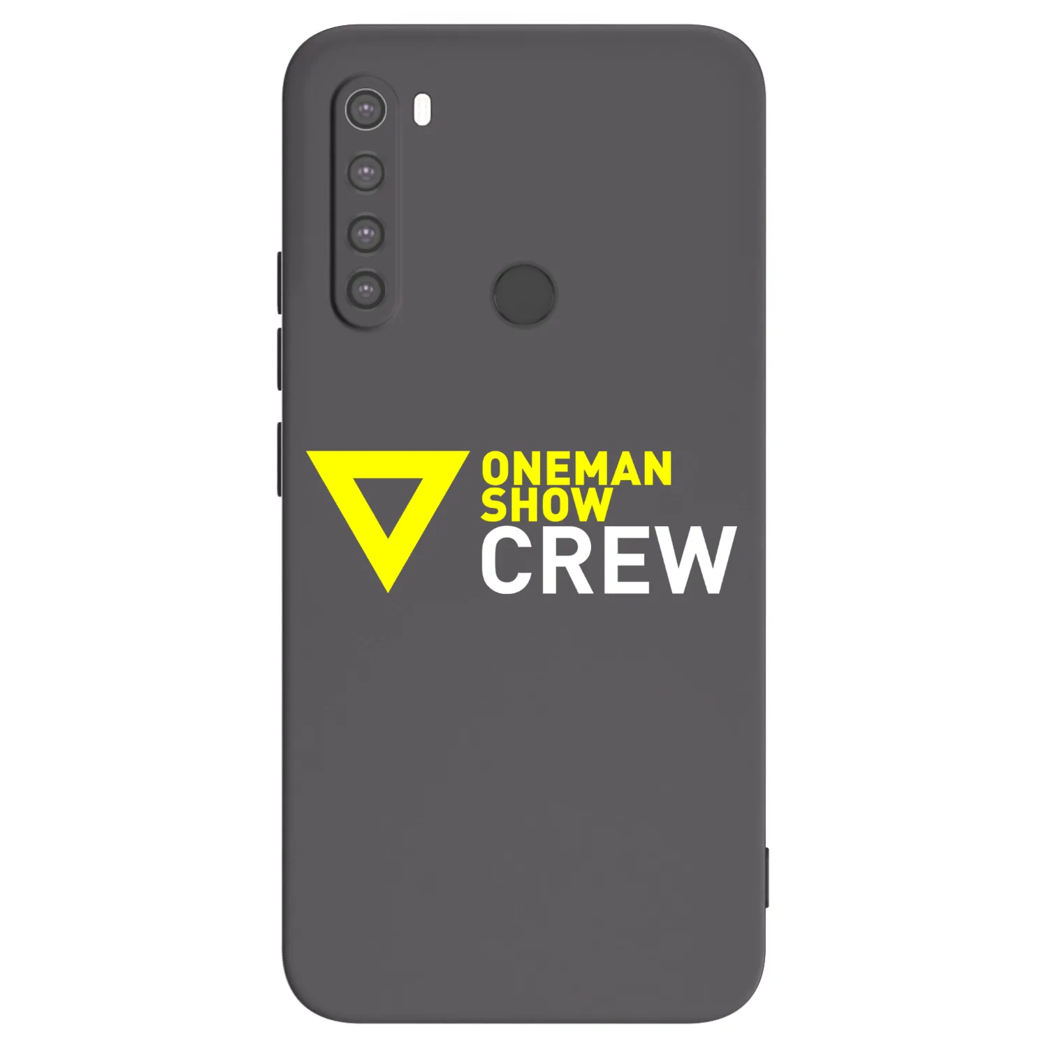 Picasee silikonový černý obal pro Xiaomi Redmi Note 8 - ONEMANSHOW CREW