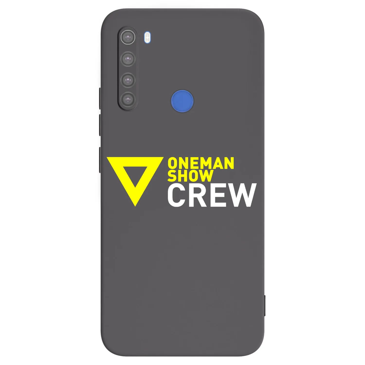 Picasee silikonový černý obal pro Xiaomi Redmi Note 8T - ONEMANSHOW CREW