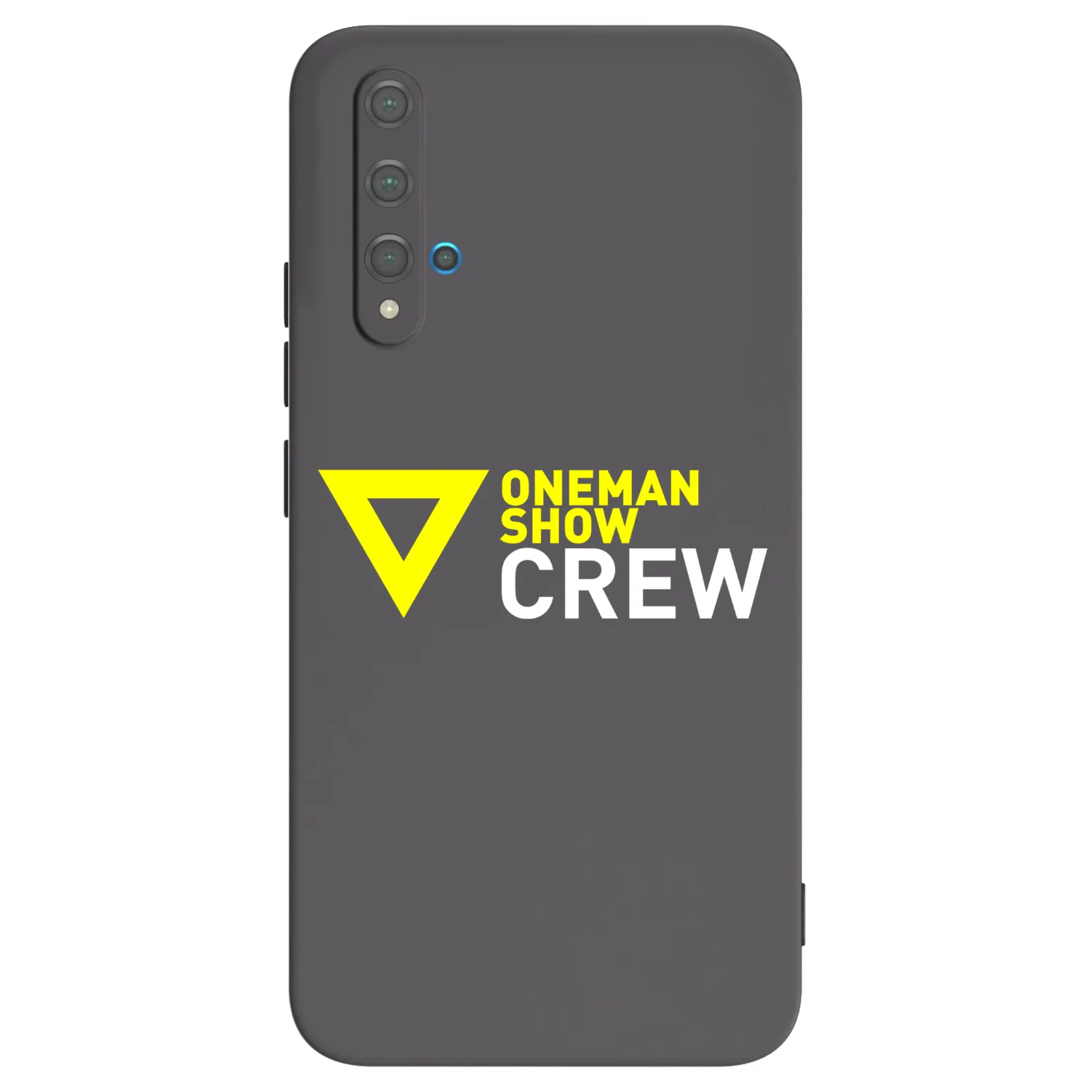 Picasee silikonový černý obal pro Huawei Nova 5T - ONEMANSHOW CREW