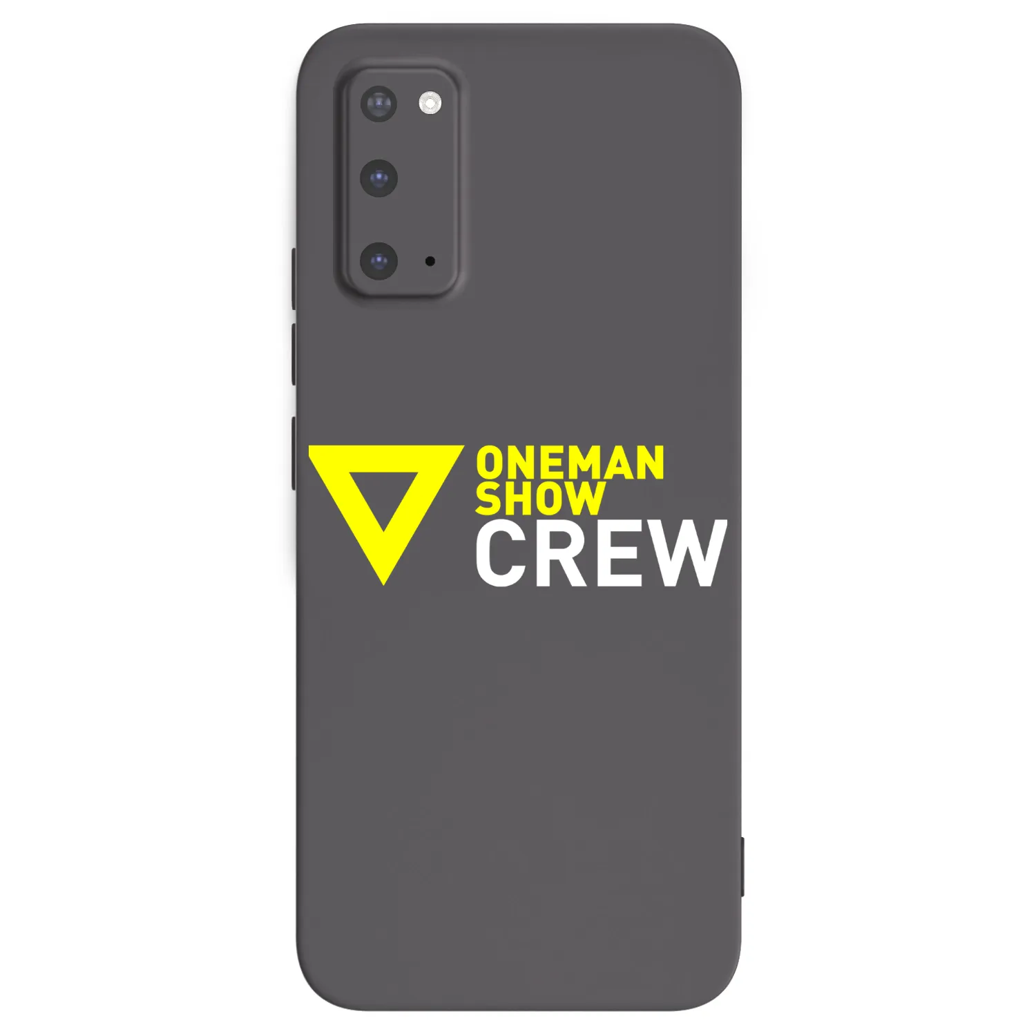 Picasee silikonový černý obal pro Samsung Galaxy S20 G980F - ONEMANSHOW CREW