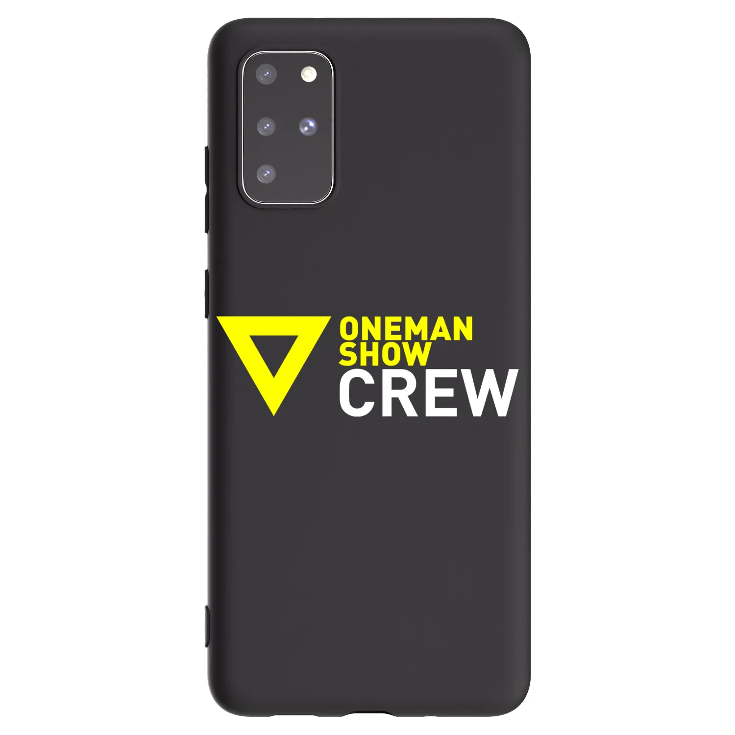 Picasee silikonový černý obal pro Samsung Galaxy S20+ G985F - ONEMANSHOW CREW