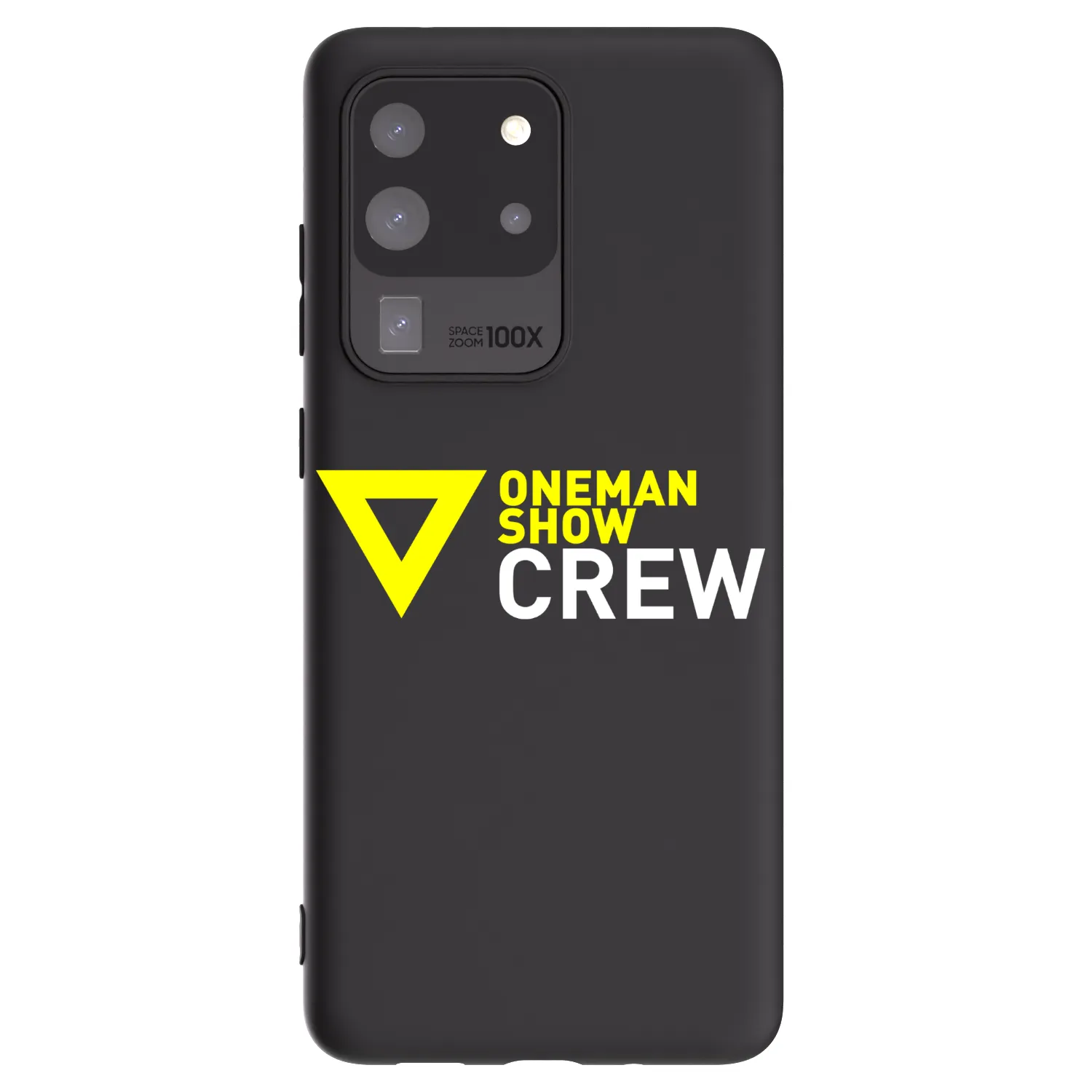 Picasee silikonový černý obal pro Samsung Galaxy S20 Ultra 5G G988F - ONEMANSHOW CREW