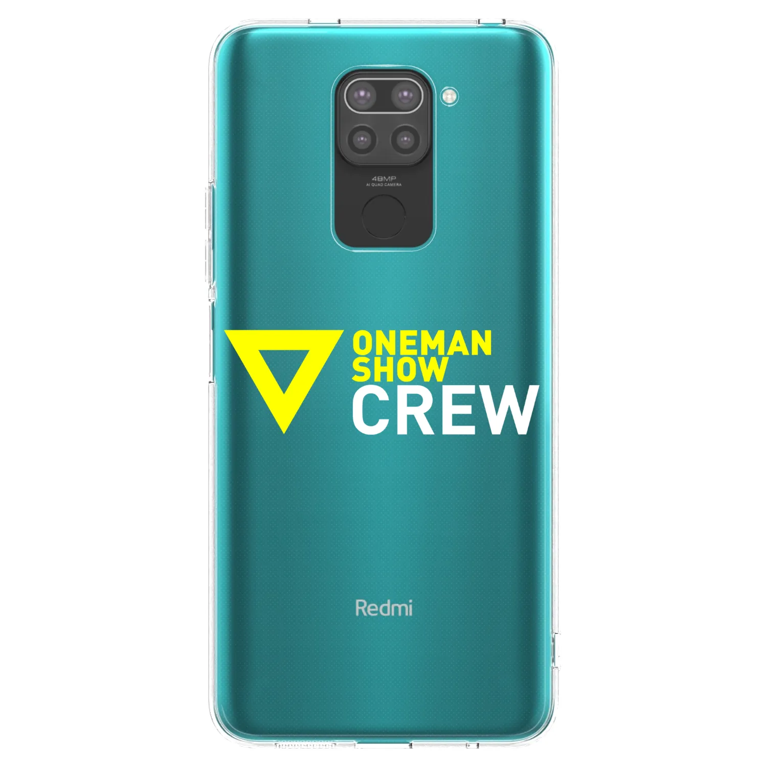 Picasee silikonový černý obal pro Xiaomi Redmi Note 9 - ONEMANSHOW CREW