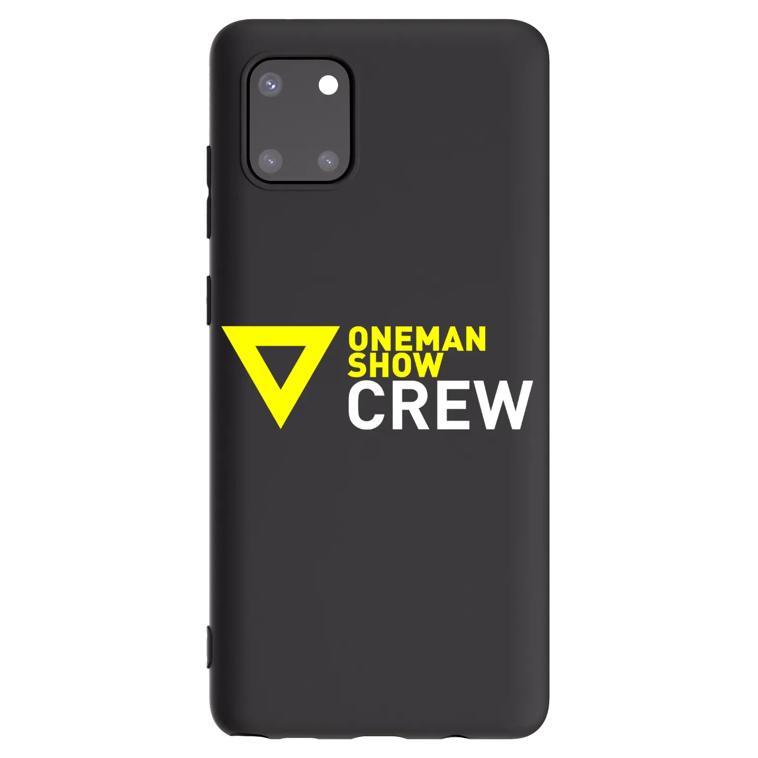 Picasee silikonový černý obal pro Samsung Galaxy Note 10 Lite N770F - ONEMANSHOW CREW