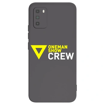 Picasee silikonový černý obal pro Xiaomi Poco M3 - ONEMANSHOW CREW