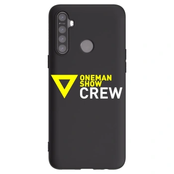 Picasee silikonový černý obal pro Realme 5 - ONEMANSHOW CREW