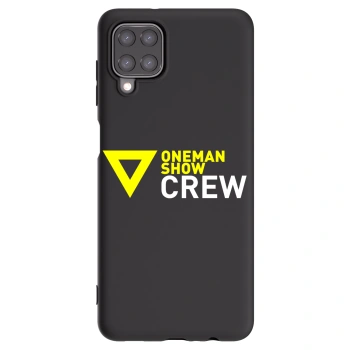Picasee silikonový černý obal pro Samsung Galaxy A12 A125F - ONEMANSHOW CREW