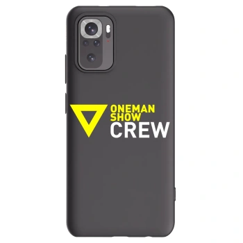 Picasee silikonový černý obal pro Xiaomi Redmi Note 10 - ONEMANSHOW CREW