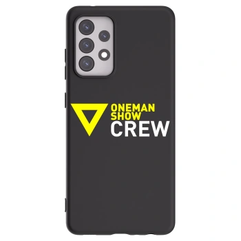 Picasee silikonový černý obal pro Samsung Galaxy A52 5G A525F - ONEMANSHOW CREW