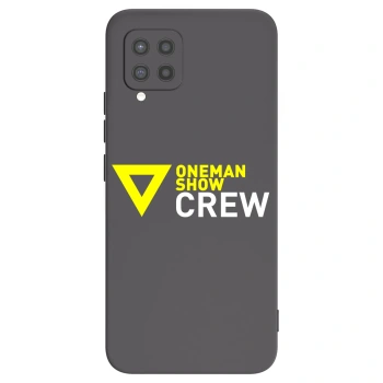Picasee silikonový černý obal pro Samsung Galaxy A42 A426B - ONEMANSHOW CREW