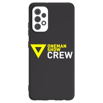 Picasee silikonový černý obal pro Samsung Galaxy A32 5G A326B - ONEMANSHOW CREW