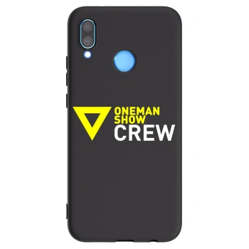 Picasee silikonový černý obal pro Huawei P20 Lite - ONEMANSHOW CREW