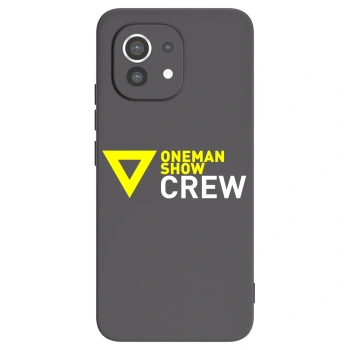 Picasee silikonový černý obal pro Xiaomi Mi 11 - ONEMANSHOW CREW