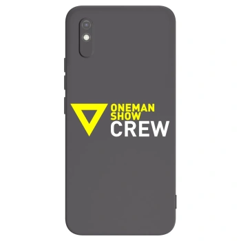 Picasee silikonový černý obal pro Xiaomi Redmi 9AT - ONEMANSHOW CREW