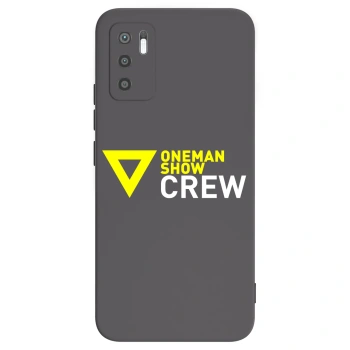 Picasee silikonový černý obal pro Xiaomi Redmi Note 10 5G - ONEMANSHOW CREW