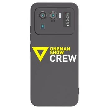 Picasee silikonový černý obal pro Xiaomi Mi 11 Ultra - ONEMANSHOW CREW