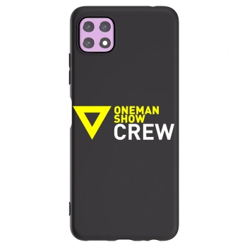 Picasee silikonový černý obal pro Samsung Galaxy A22 A226B 5G - ONEMANSHOW CREW