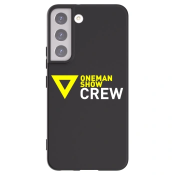 Picasee silikonový černý obal pro Samsung Galaxy S22 5G - ONEMANSHOW CREW