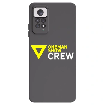 Picasee silikonový černý obal pro Xiaomi Redmi Note 11 - ONEMANSHOW CREW