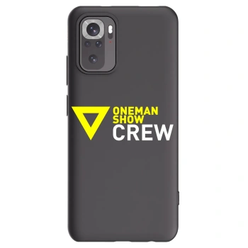 Picasee silikonový černý obal pro Xiaomi Redmi Note 11S 4G - ONEMANSHOW CREW