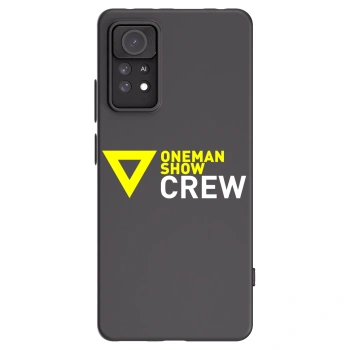 Picasee silikonový černý obal pro Xiaomi Redmi Note 11 Pro 5G - ONEMANSHOW CREW