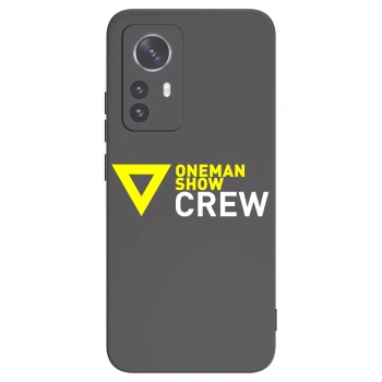 Picasee silikonový černý obal pro Xiaomi 12 Pro - ONEMANSHOW CREW