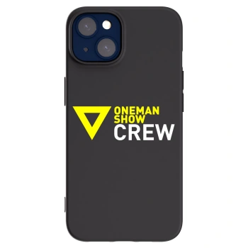 Picasee silikonový černý obal pro Apple iPhone 14 - ONEMANSHOW CREW