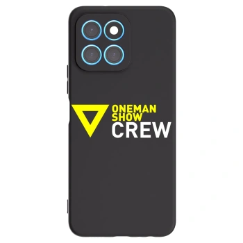Picasee silikonový černý obal pro Honor X8 5G - ONEMANSHOW CREW