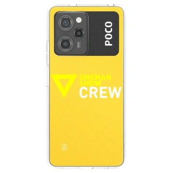 Picasee silikonový černý obal pro Xiaomi Poco X5 Pro - ONEMANSHOW CREW